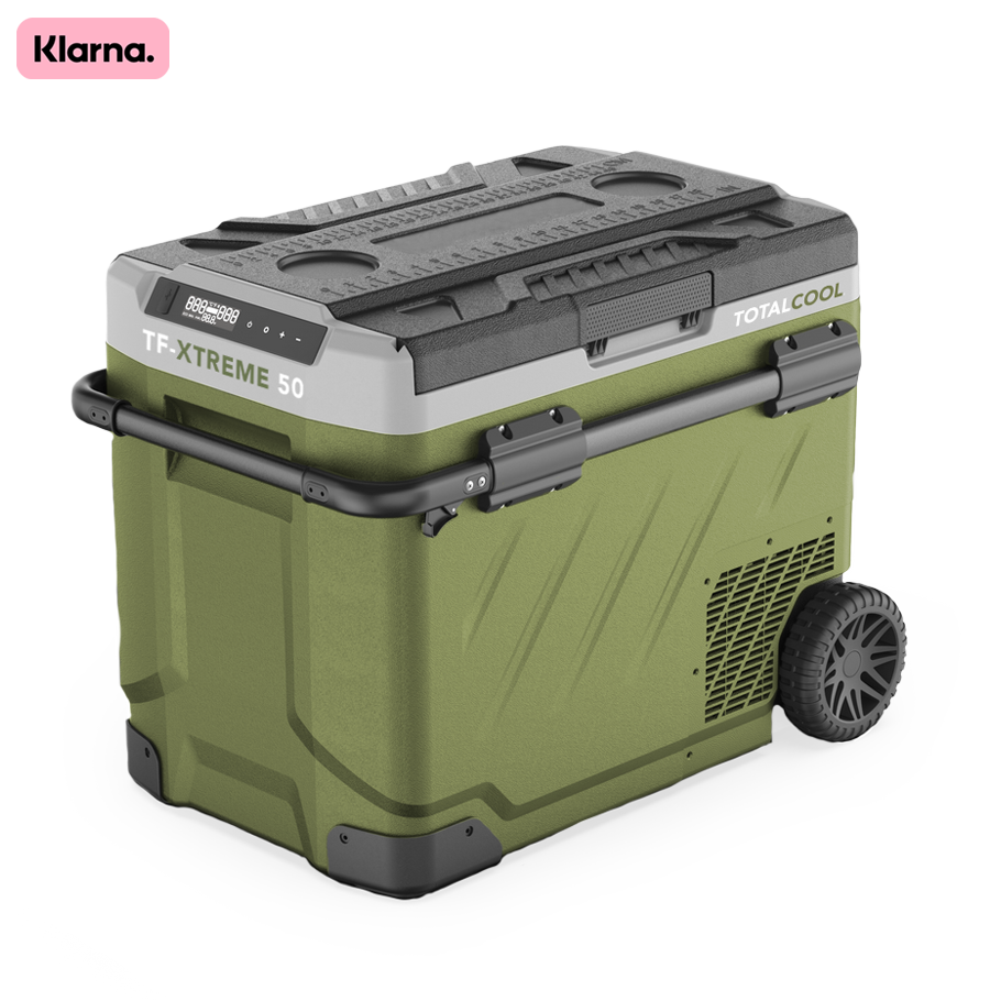 TF-XTREME 50 Draagbare Koelbox met Vriesfunctie – Camouflage Groen / Grijs